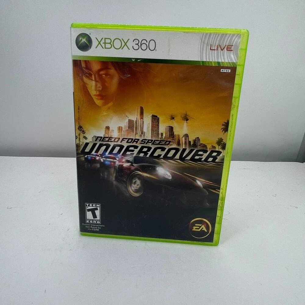 Need for Speed Undercover X360 (Microsoft Xbox 360, 2008) No Manual